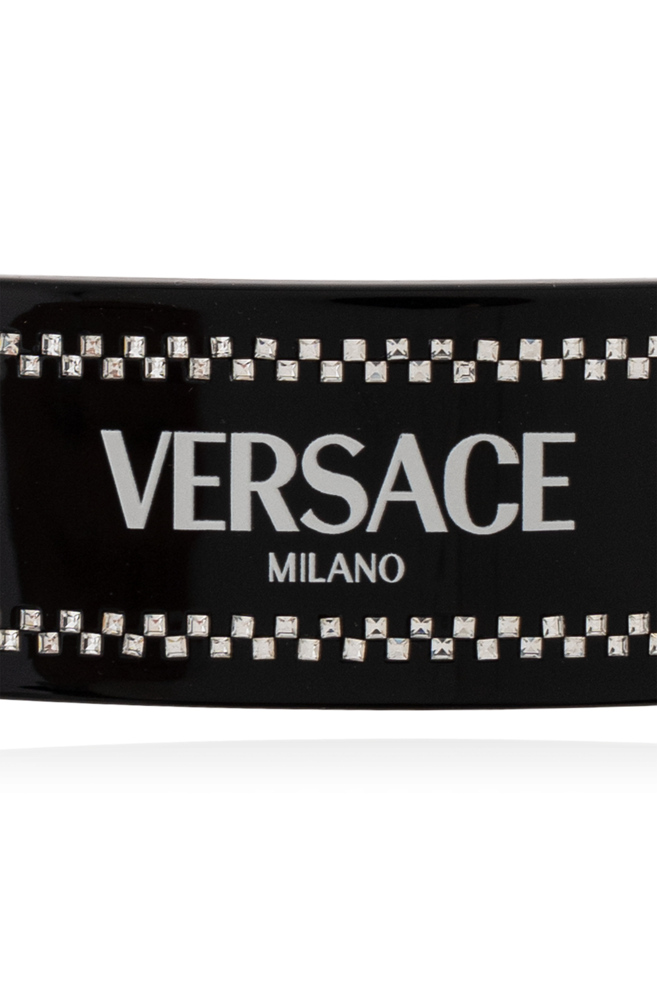 Black Logo hair clip Versace - Vitkac Canada